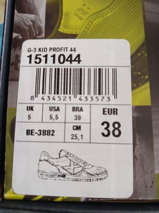 Zapatillas Munich azul marino niño