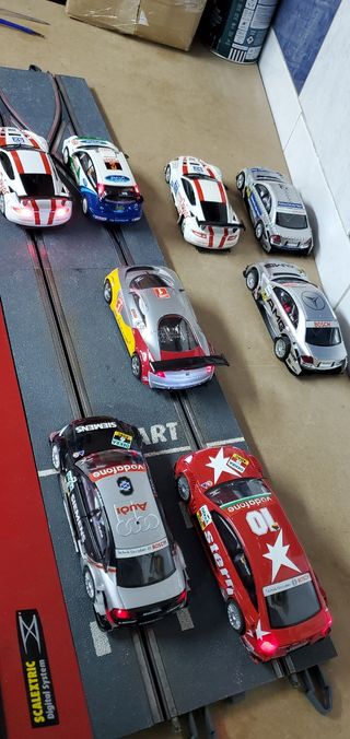 Coches Scalextric Digital y Advance