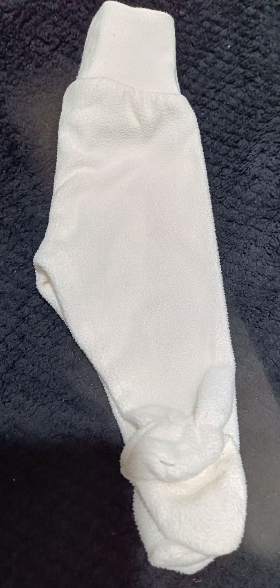 POLAINA BEBE 0-3 MESES EN CRUDO