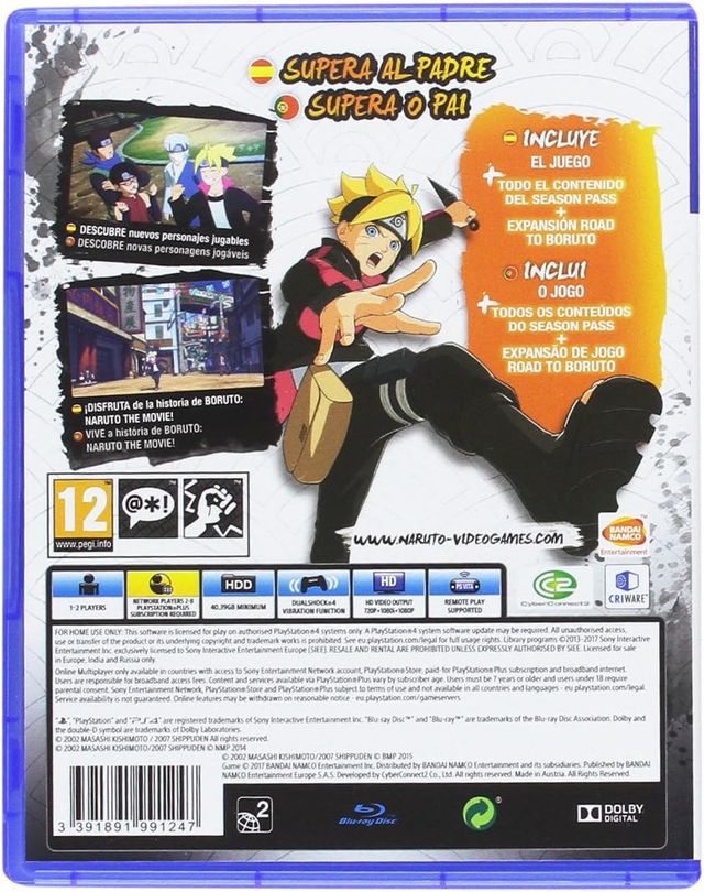 Ultimate Ninja Storm 4: Road To Boruto PS4