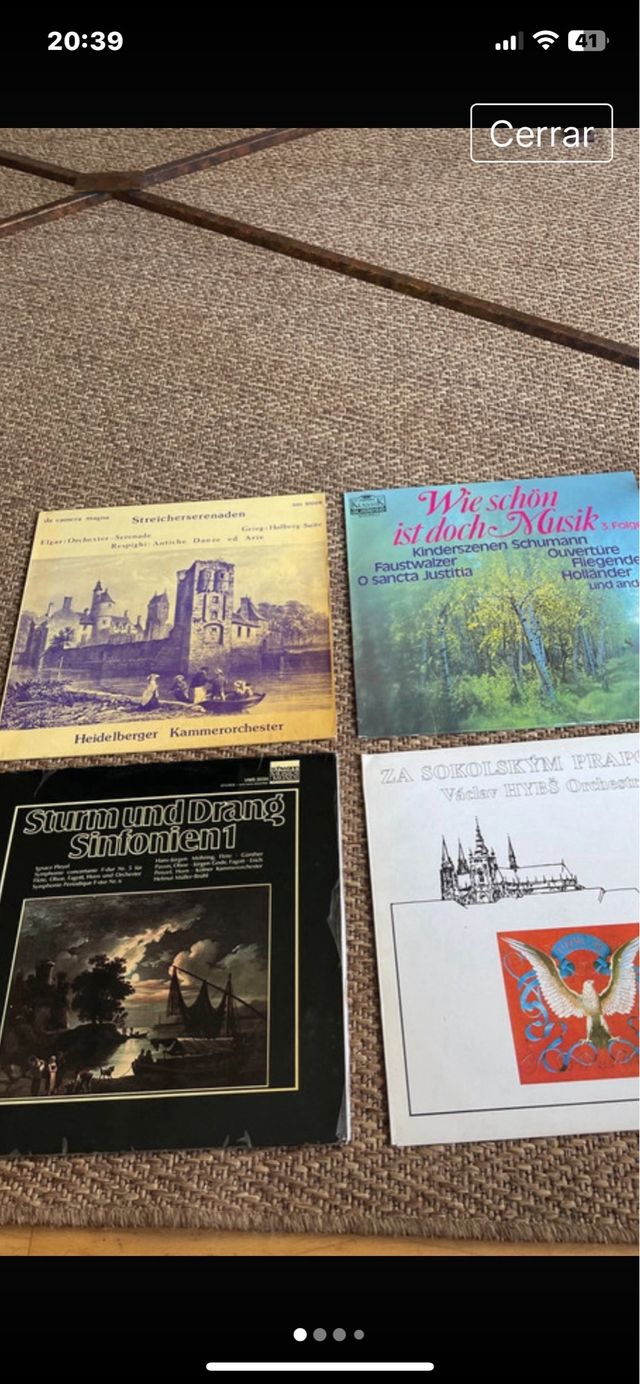 4 Vinilos LP música clásica