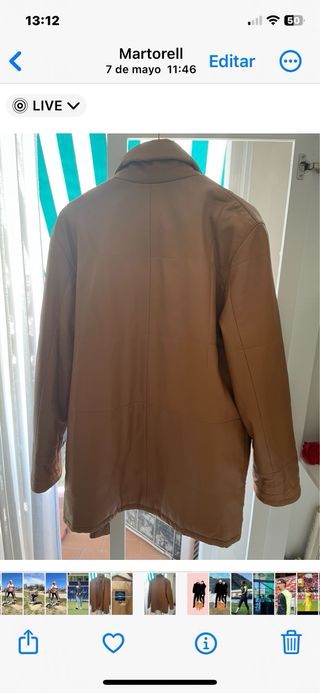 Chaqueta de piel 