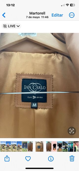 Chaqueta de piel 