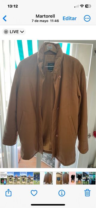 Chaqueta de piel 