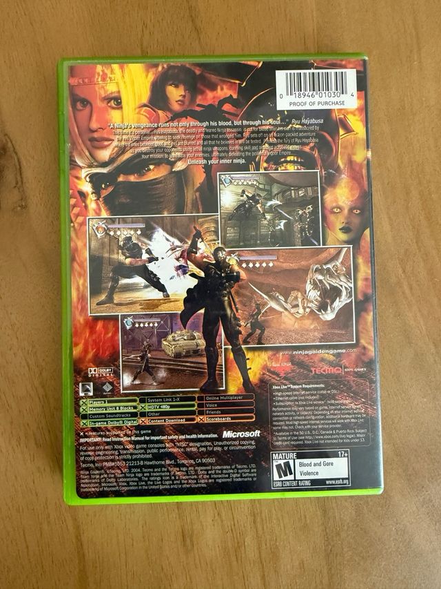Ninja Gaiden Xbox