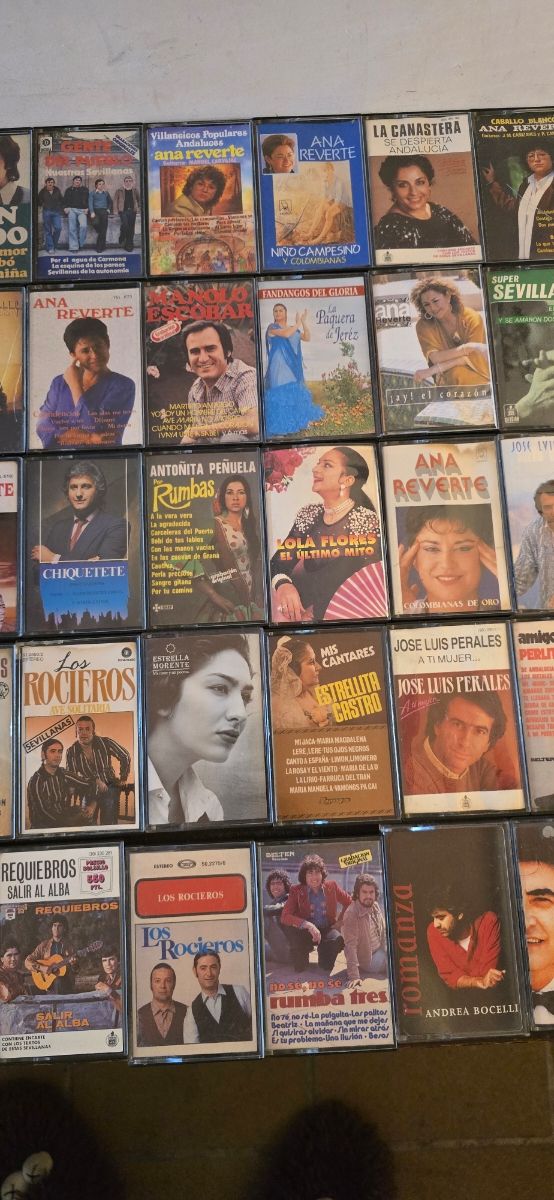 Lote casetes vintage