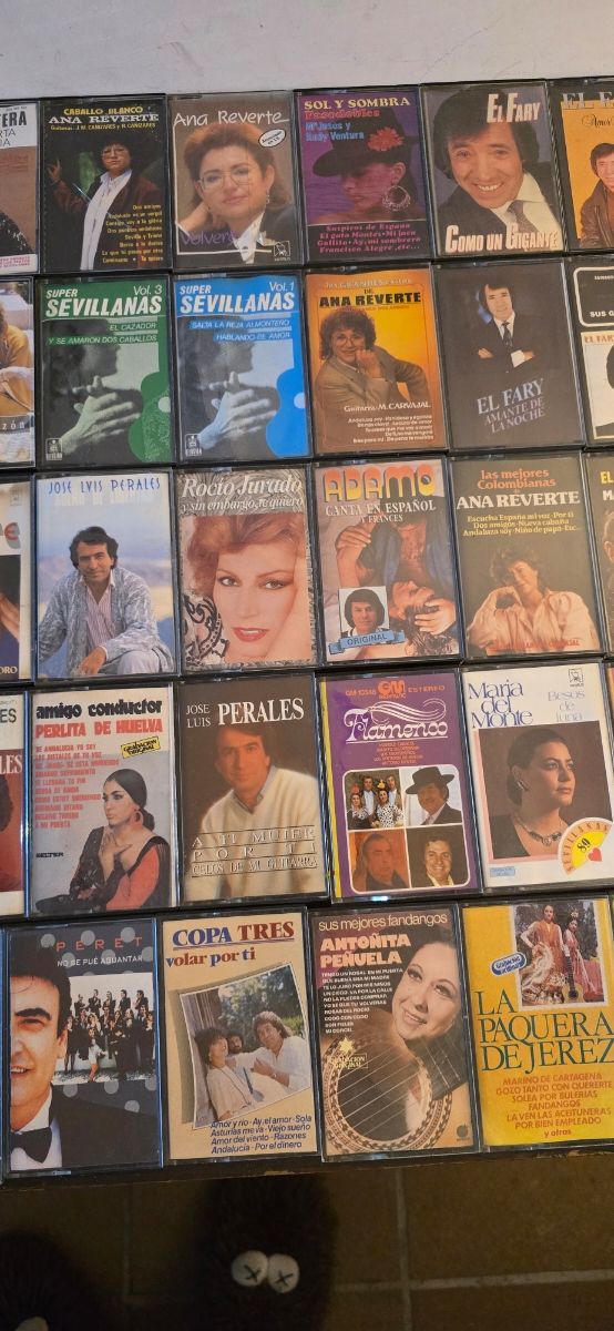 Lote casetes vintage