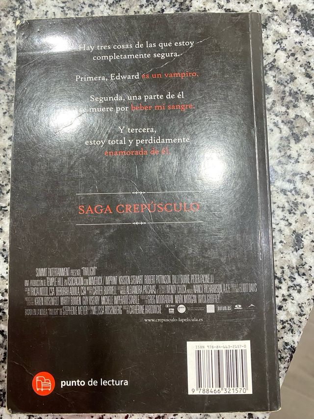 Libro Crepúsculo