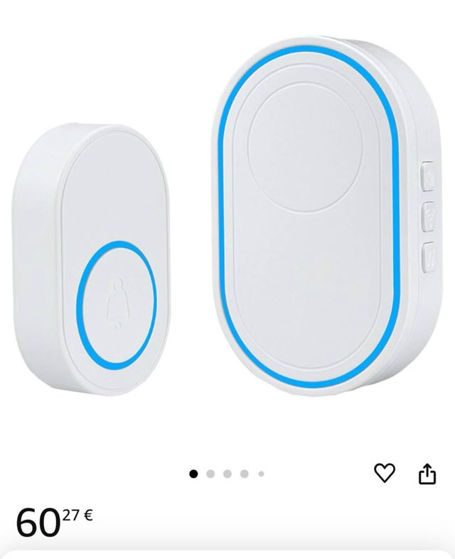 Timbre Inalámbrico Impermeable