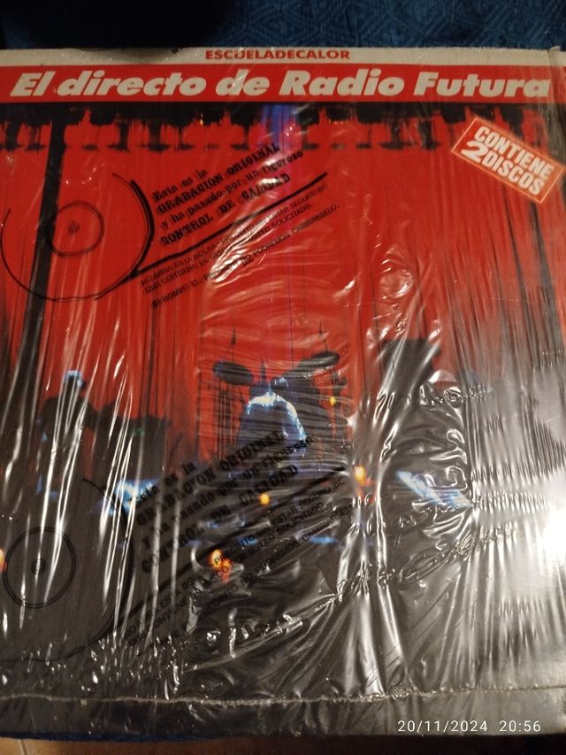 Vinilo El directo de Radio futura