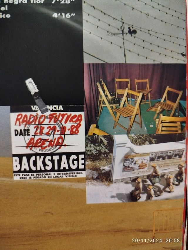 Vinilo El directo de Radio futura