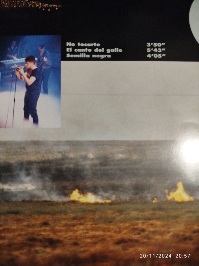 Vinilo El directo de Radio futura