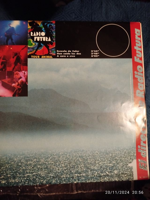 Vinilo El directo de Radio futura