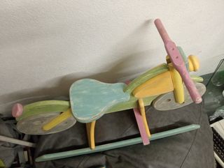 Balancín moto en madera 