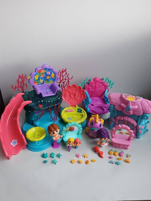 Reino, Carruaje y Cueva Sirenas Pinypon 