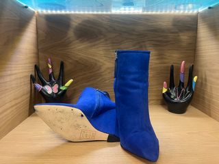 Botines azules