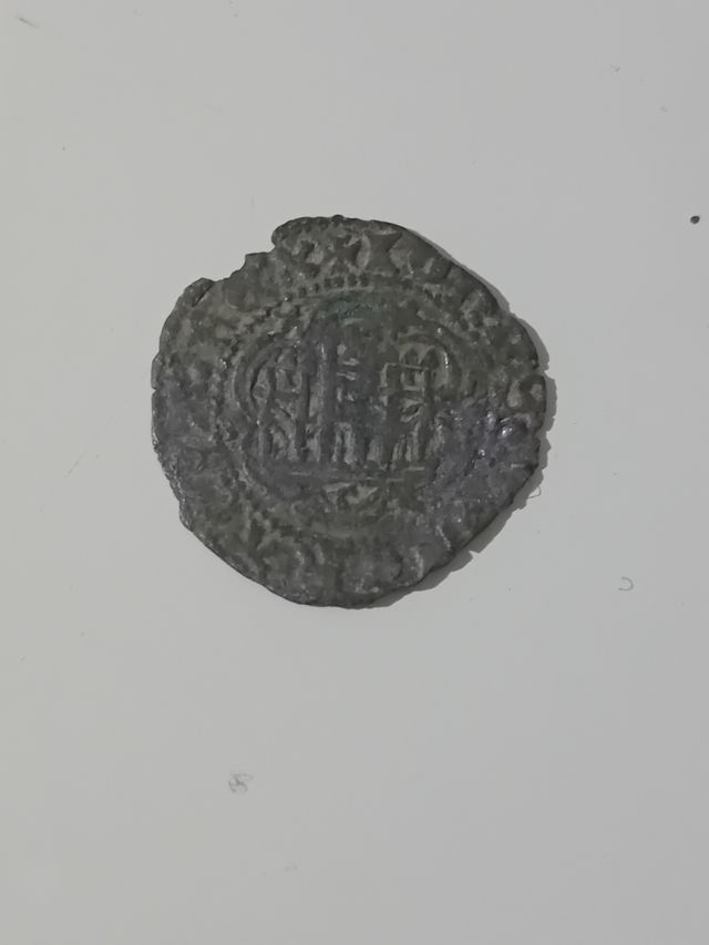 Moneda antigua Blanca de Enrique III en lote 