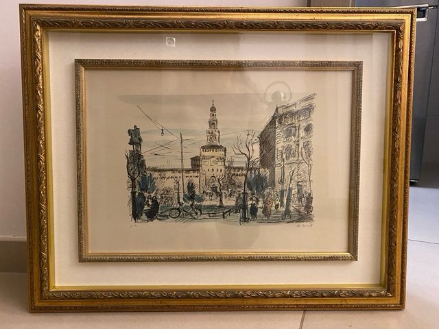 Litigrafia Michele Cascella , opera d’arte