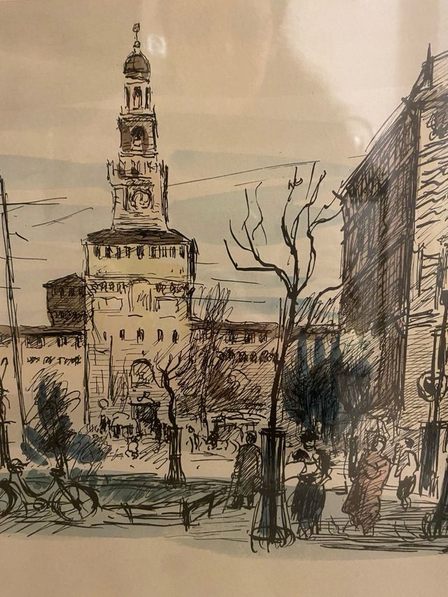 Litigrafia Michele Cascella , opera d’arte