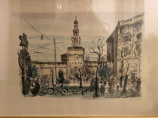 Litigrafia Michele Cascella , opera d’arte