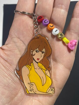 5 portachiavi in resina Lupin the 3 dr