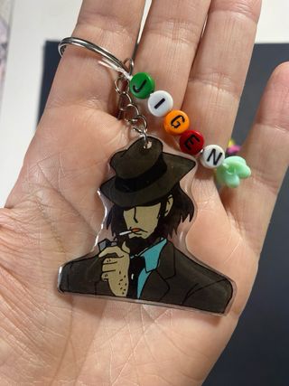 5 portachiavi in resina Lupin the 3 dr