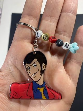 5 portachiavi in resina Lupin the 3 dr