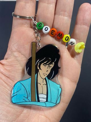 5 portachiavi in resina Lupin the 3 dr