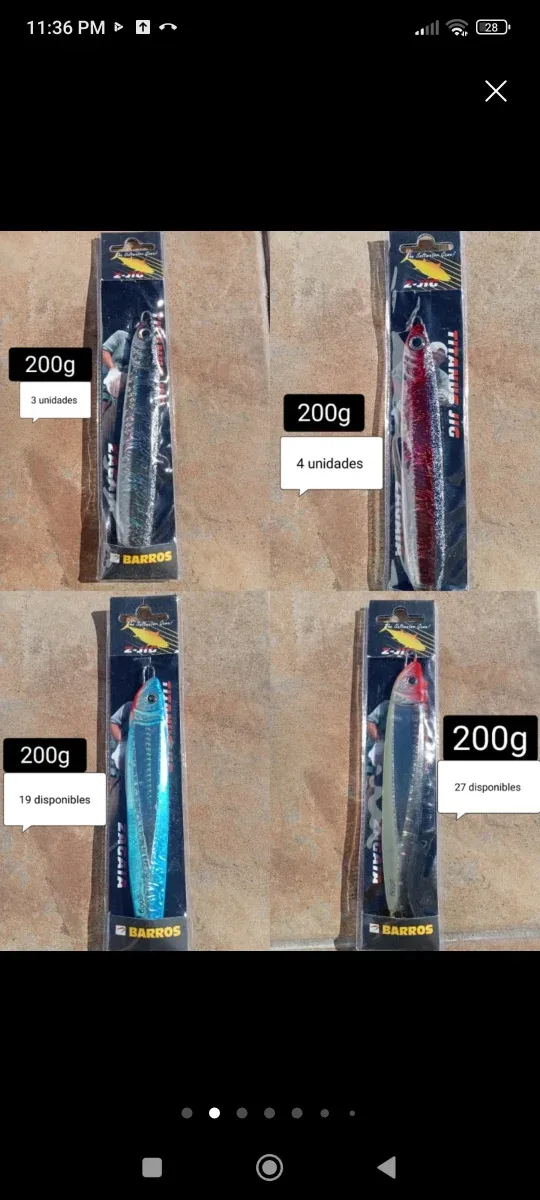 Mais de 100 jigs disponíveis