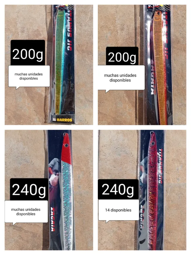 Mais de 100 jigs disponíveis