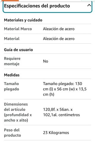 Cinta de correr plegable 