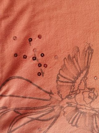 Camiseta de manga larga naranja 