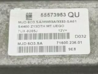 Centralita Motor Opel Corsa D 1.3 Diesel 55573953