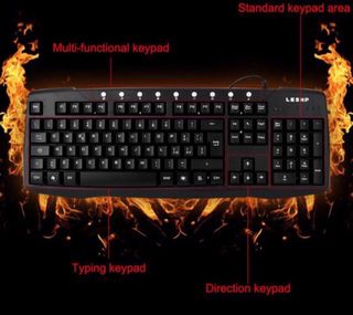 Teclado para PC con cable USB NUEVO