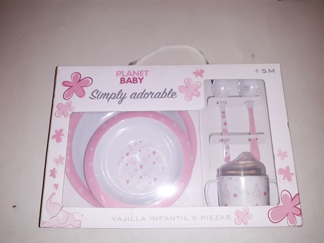 Vajilla Infantil 5 piezas (+5 Meses.)