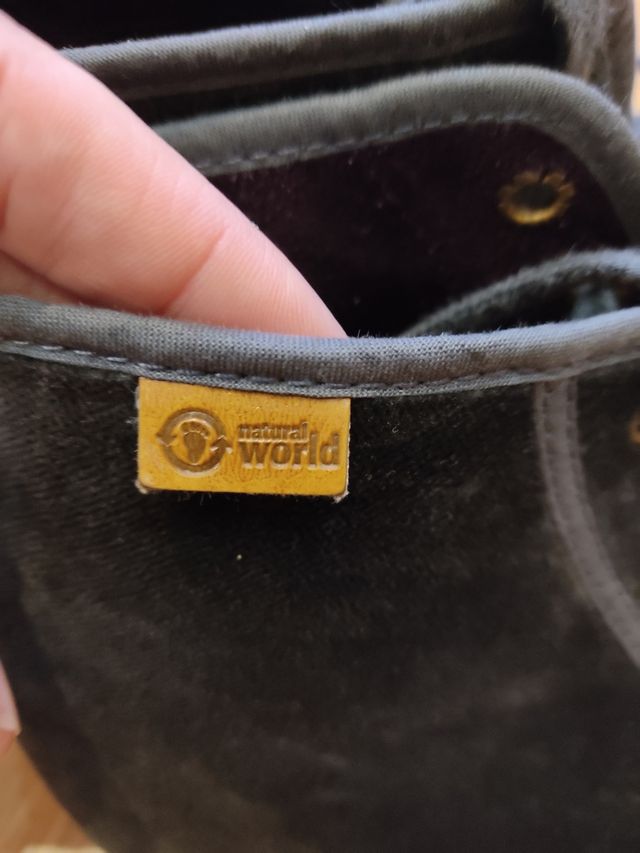 Zapatillas terciopelo