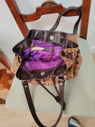 Bolso tipo saco con 2 asas