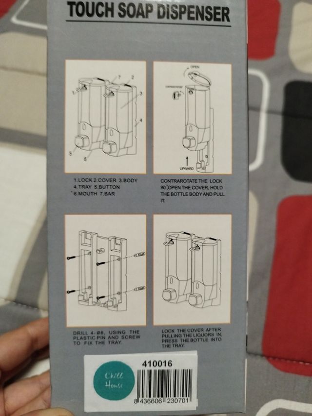 Dispensador de jabón de pared