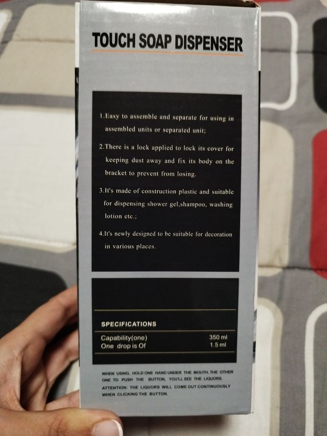 Dispensador de jabón de pared