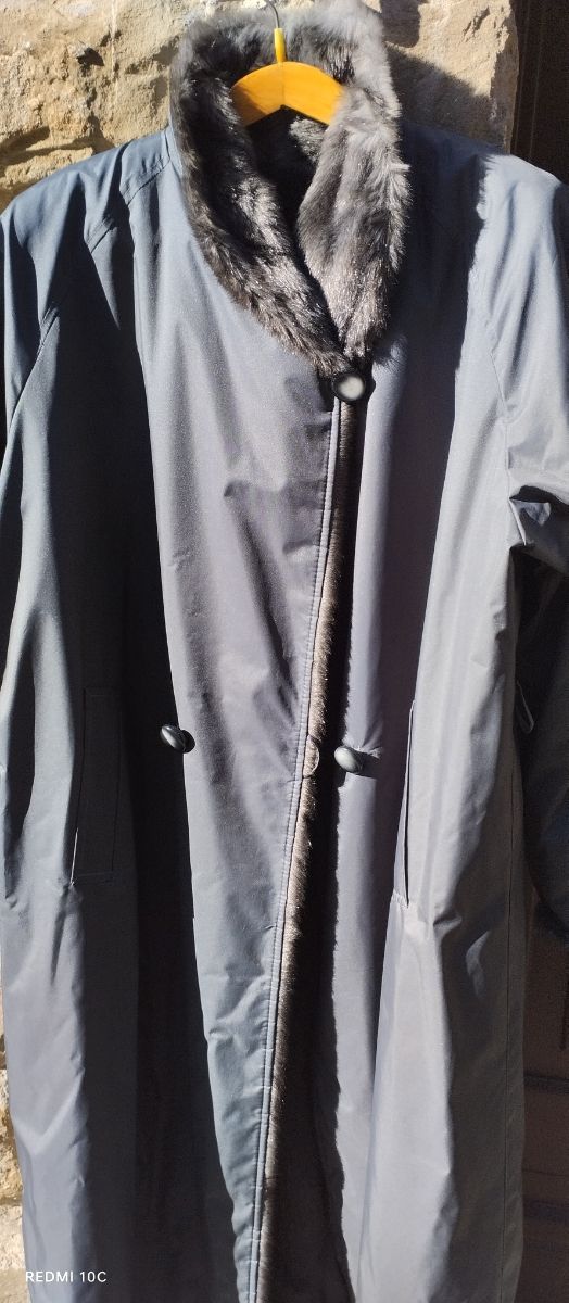 CAPPOTTO TRENCH TG 54 CON PELLICCIA 