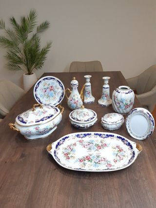 Louças decorativas Vintage em porcelana