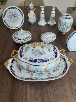 Louças decorativas Vintage em porcelana