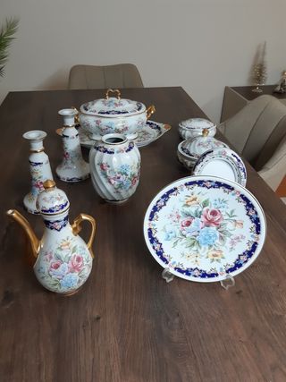 Louças decorativas Vintage em porcelana