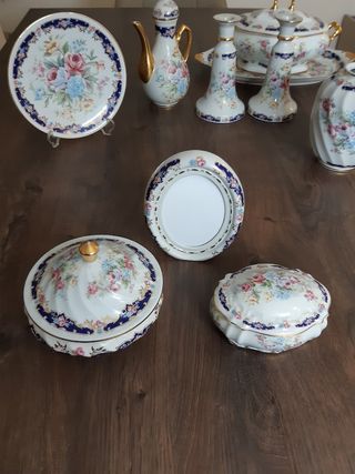 Louças decorativas Vintage em porcelana