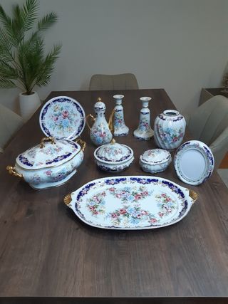 Louças decorativas Vintage em porcelana