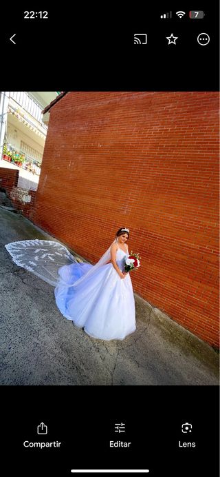 Vestido de novia estilo princesa