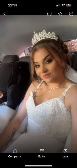 Vestido de novia estilo princesa