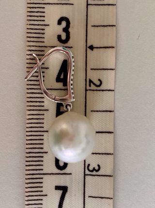 Pendientes Tous oro diamantes perlas australianas