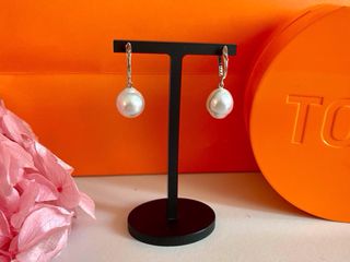 Pendientes Tous oro diamantes perlas australianas