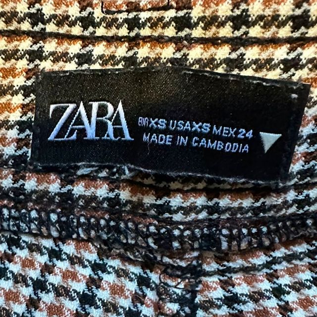 Pantaloni Zara XS - Stampa Pied de Poule(PDL1.6)